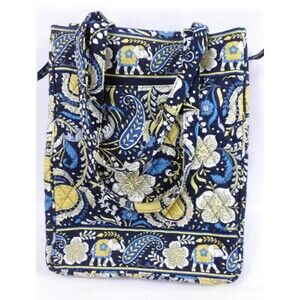 Vera Bradley Ellie Blue Laptop Travel Tote Bag Retired Checkpoint Friendly